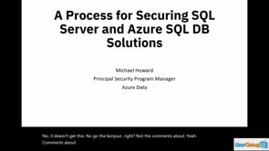 A Process for Securing SQL Server and Azure SQL DB Solutions
