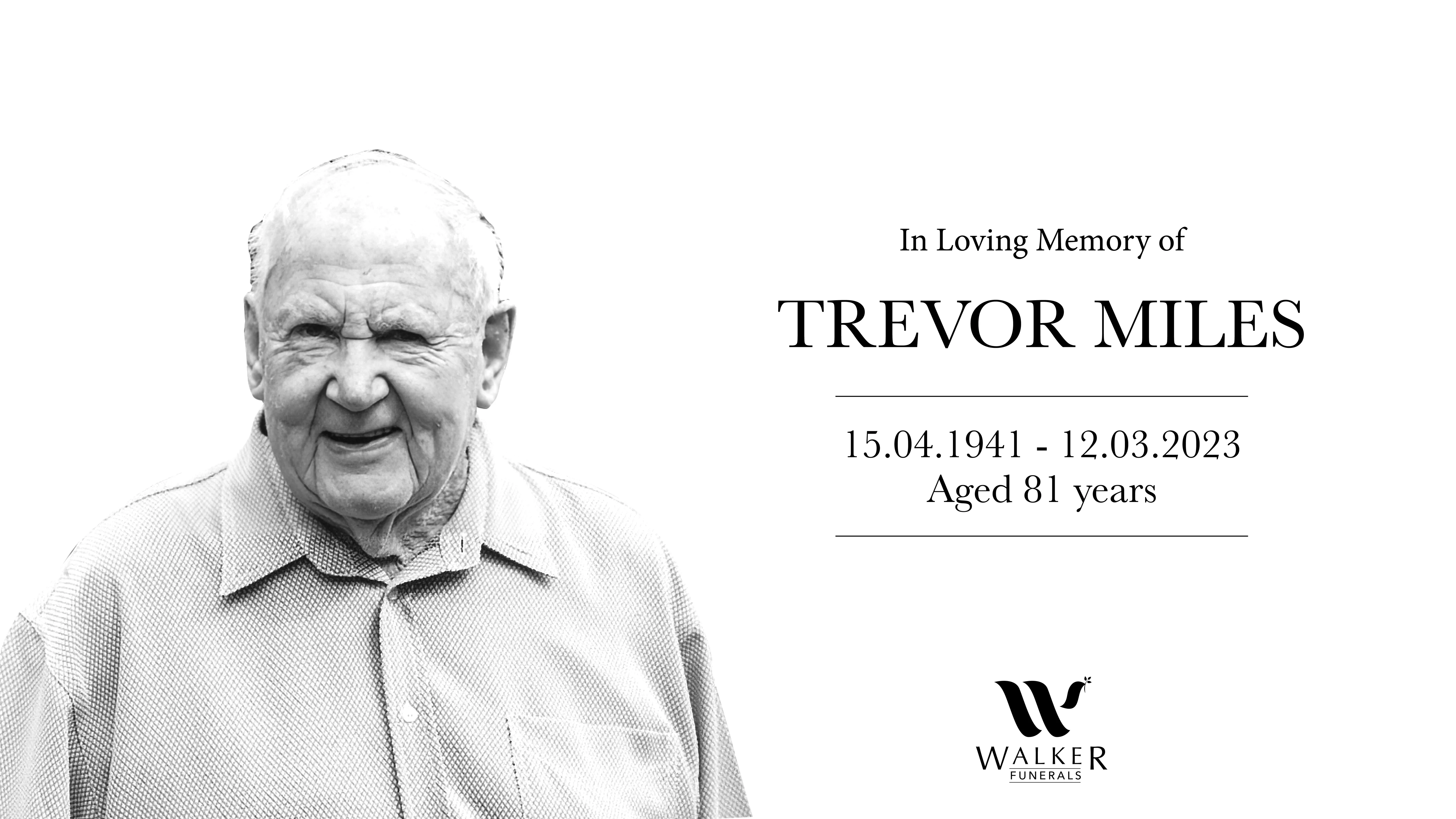 Robert B Walker Funerals Trevor Miles on Vimeo