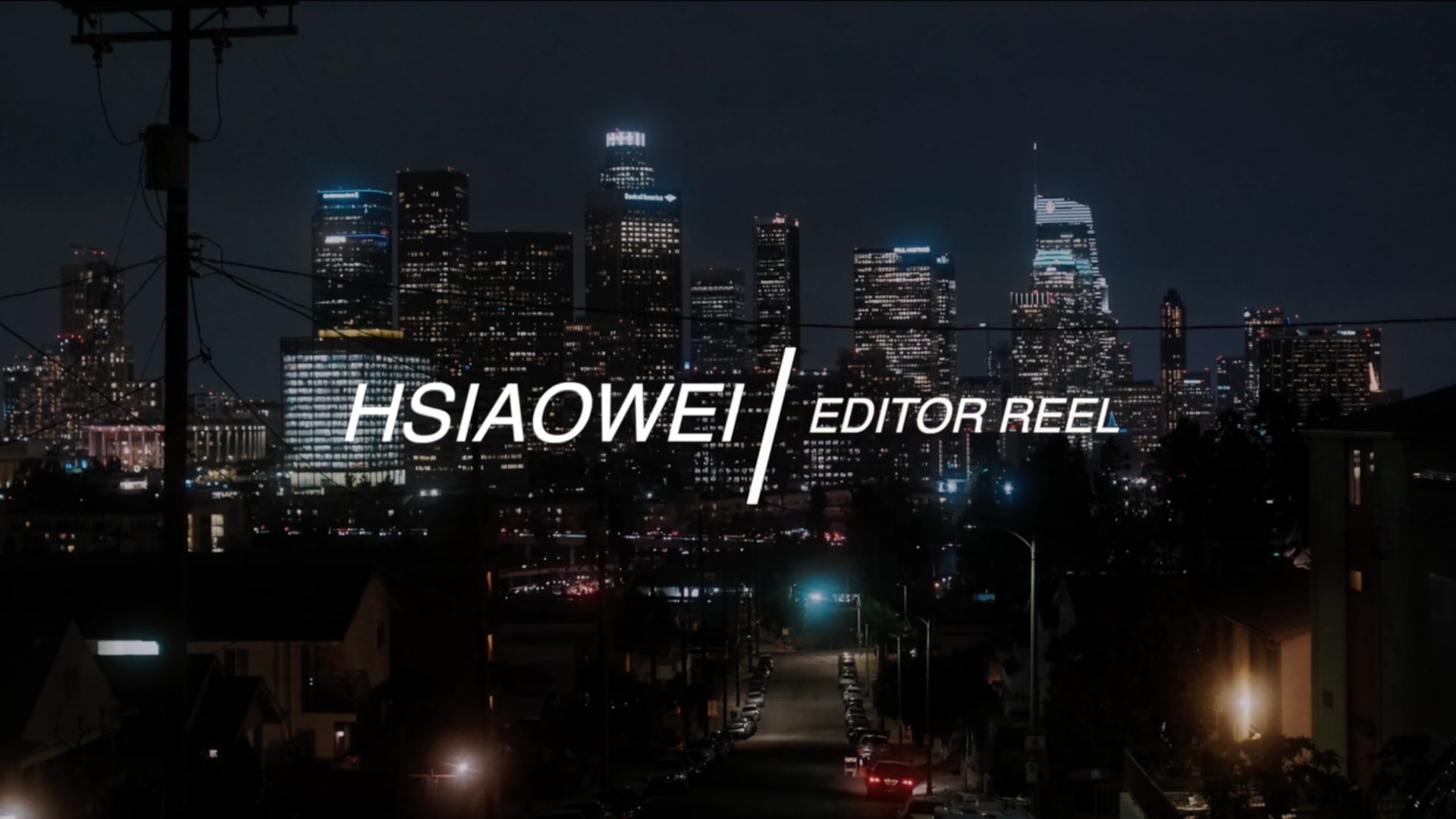 Hsiaowei Lin | Editor Reel