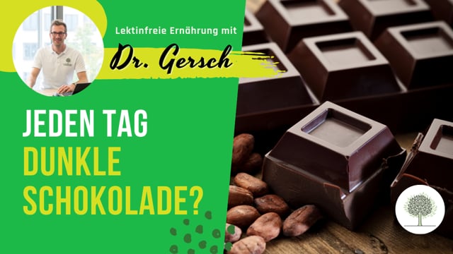 Ist es gesund, z.B. 30 g dunkle Schokolade am Tag zu essen?