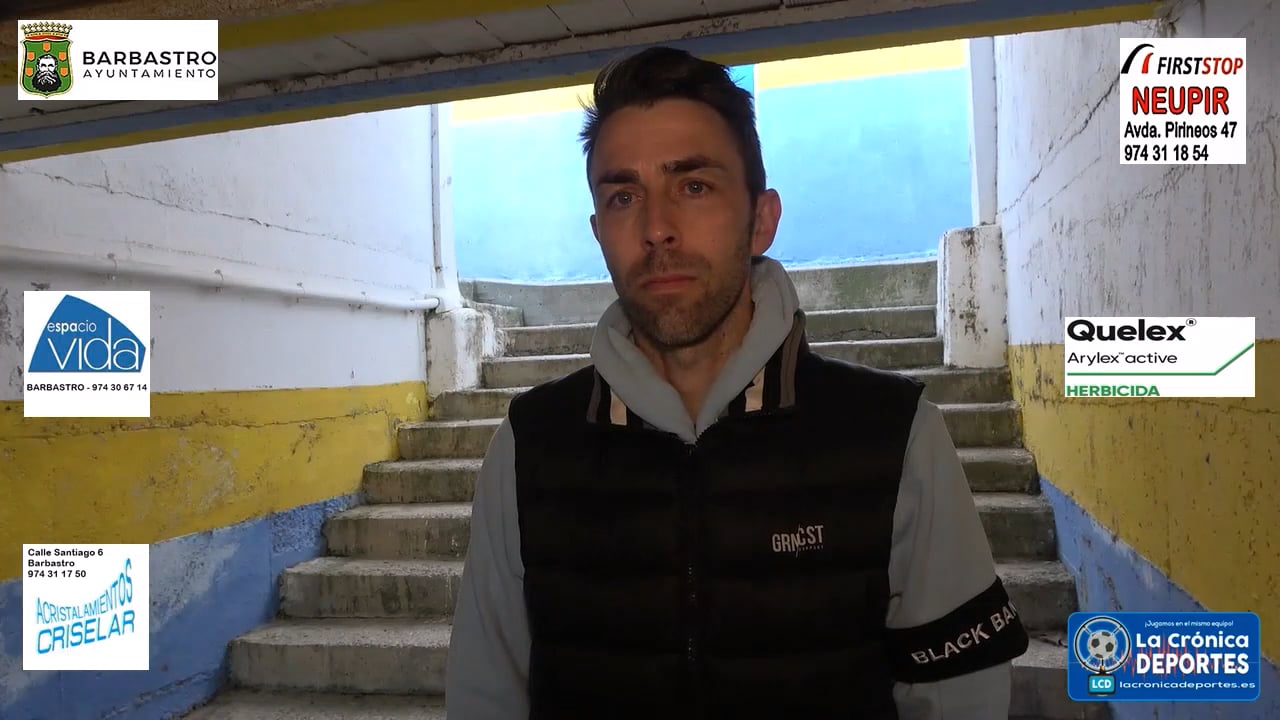 JOSÉ CARLOS GALLEGO (Entrenador Almudévar) AD Almudévar 3-2 CF Épila / Jornada 27 / 3ª División