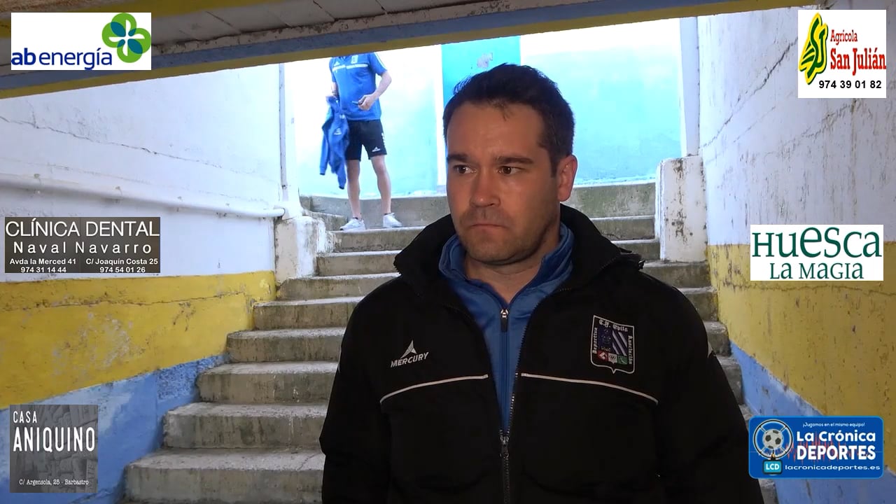 RUBÉN ZAPATER (Entrenador Épila) AD Almudévar 3-2 CF Épila / Jornada 27 / 3ª División