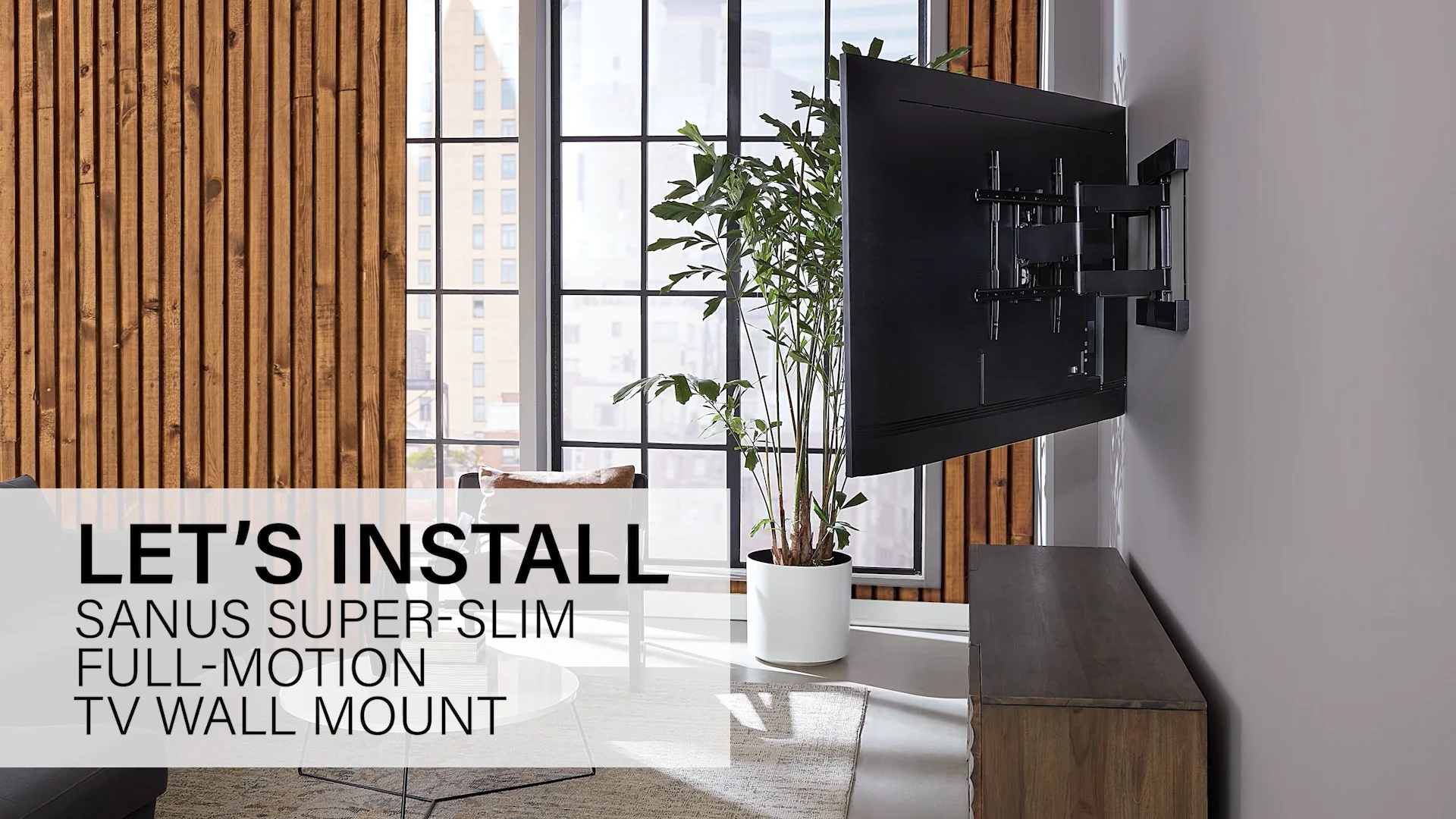 How to Install a Full Motion Tv Wall Mount  