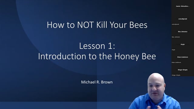 Honey Bee Biology Part 1 with Michael Brown