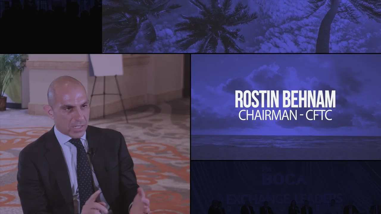 CFTC Chairman Behnam Speaks to JLN at FIA Boca