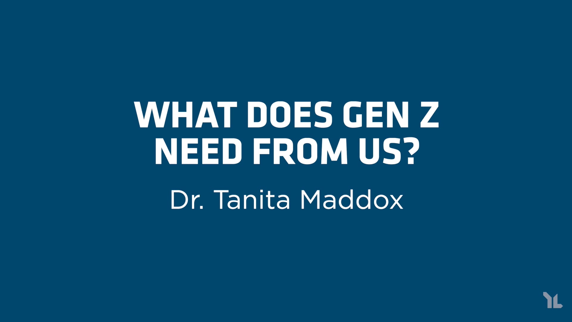 Young Life Relationships Journal - Dr. Tanita Maddox - Gen Z