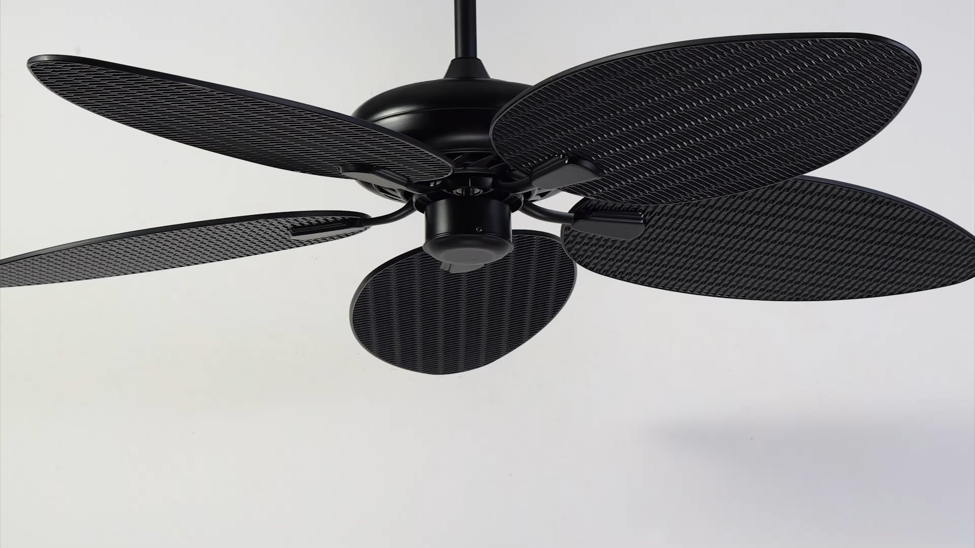 Raffles 52" App/Remote 6Speed Palm Blade Ceiling Fan Tropical