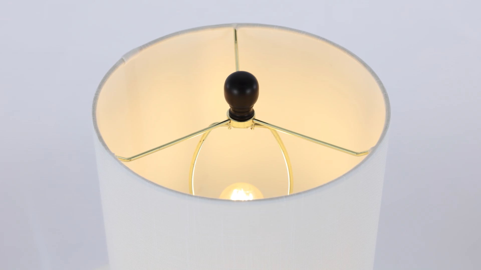 Tyler 24" Gourd Iron LED Table Lamp With PullChain, USB Ports, Set of