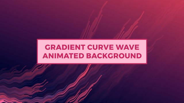 Gradient Curve Animated Background