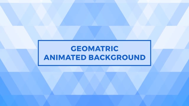 Geomatric Animated Background