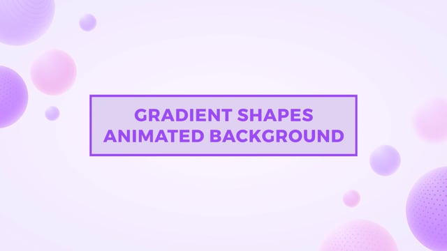 Gradient Shape Animated Background