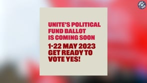 Big Yes vote | Unite Political Fund ballot
