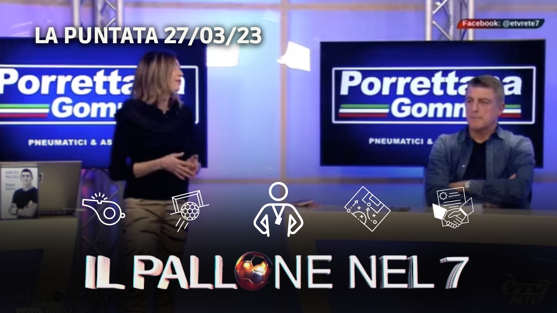 IL PALLONE NEL 7 27/03/2023 éTV Rete 7