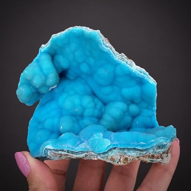 Hemimorphite - V23-05 - Sa Duchessa Mine - Italy Mineral Specimen