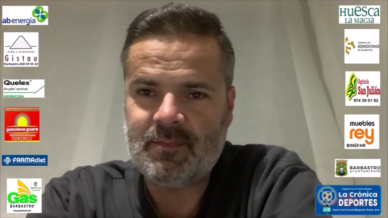 MOISÉS GUTIÉRREZ (Entrenador Caspe) CD Caspe 2-1 CD Binéfar / Jornada 27 / 3ª División