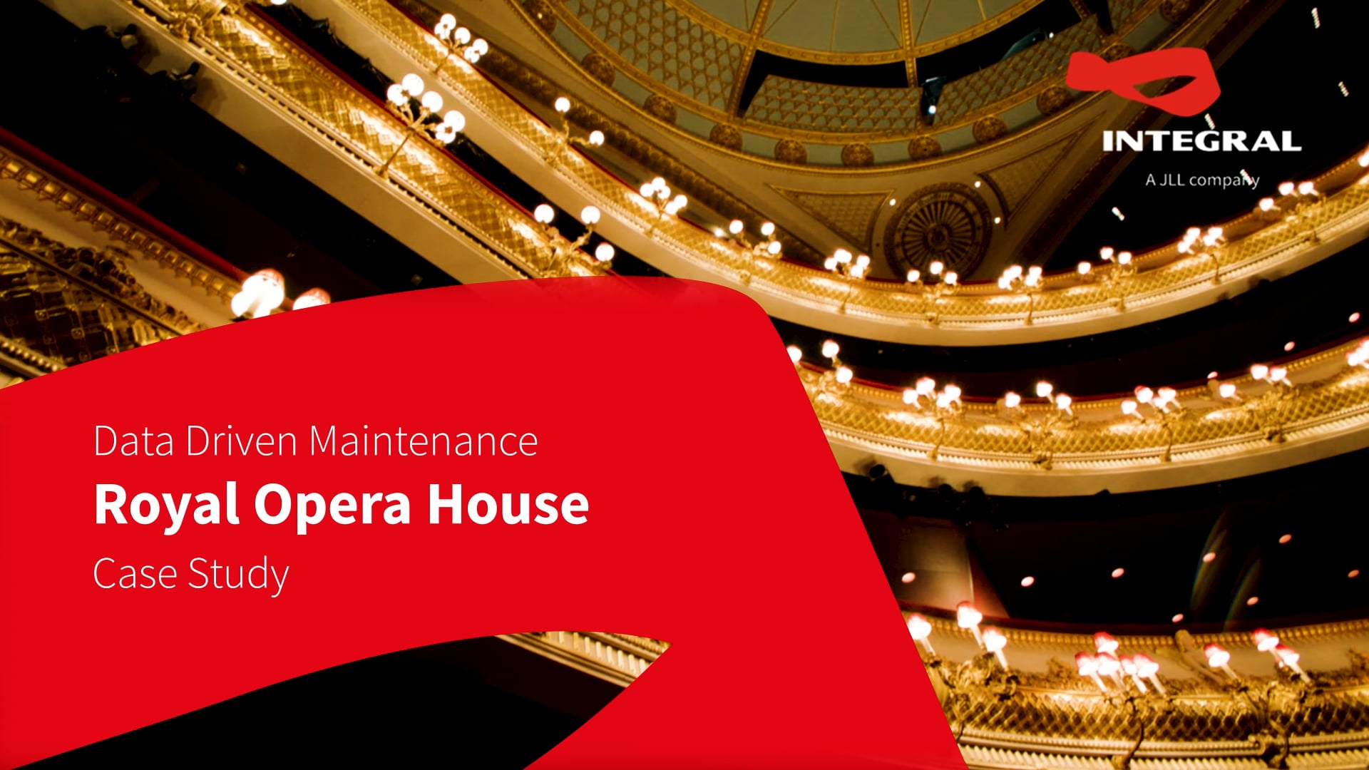 Integral - Royal Opera House: Data Driven Maintenance
