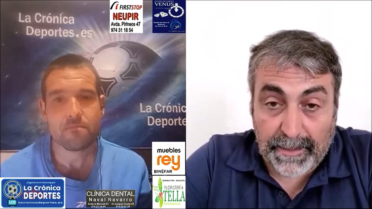 "Jornada 26" Análisis Primera Regional Gr 2 / SERGIO VALERO (Entrenador Peñas Sariñena)