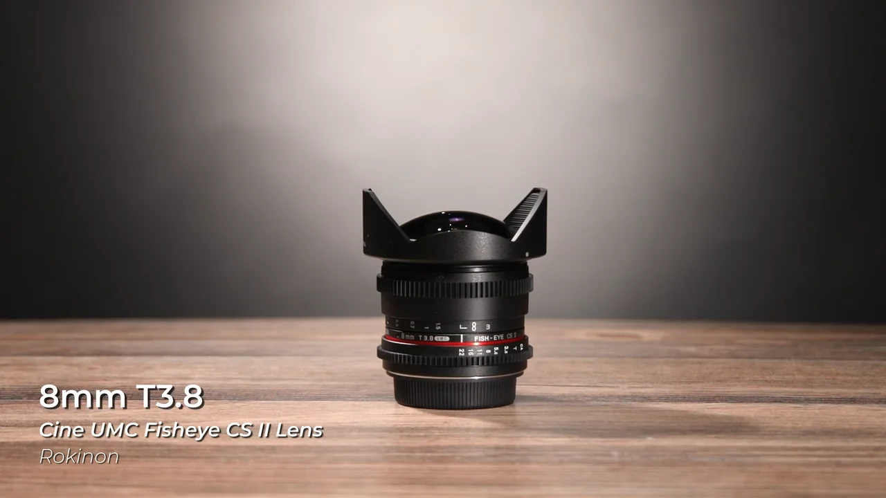 Rokinon 8mm T3.8 Cine UMC Fisheye CS II Lens for Can RKHD8MV-C