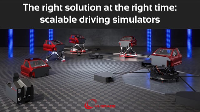 The right solution at the right time: scalable driving simulators, from ...