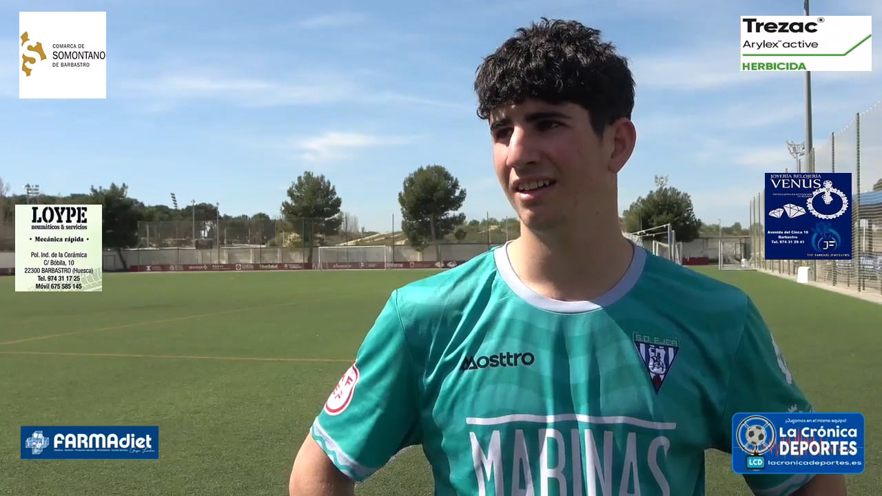 MARIO DE ROQUE (Jugador Ejea) SD Huesca B 2-2 CD Ejea / Jornada 26 / 3ª División