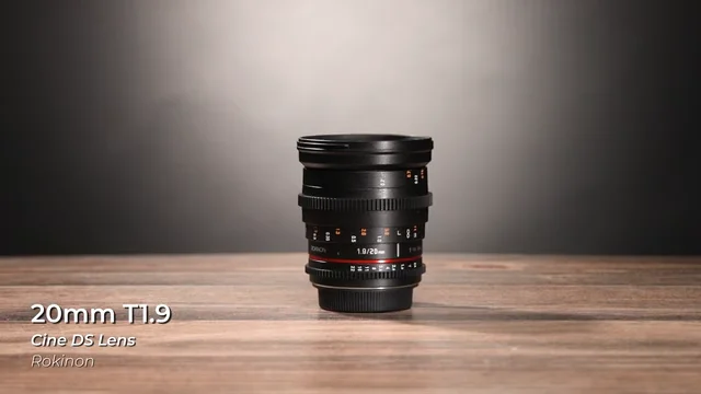 Rokinon 20???20?mm F / 1.9???22固定Prime 20?mm t1.9?Ed as UMC Cine DS Wide Angle Cineレンズfor Canon EF、ブラック dwos6rj 16mm T2.2 High Speed Wide Angle Cine DS - Rokinon Lenses