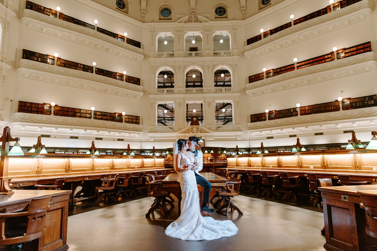 State Library Victoria Wedding Video, Melbourne - Amanda and Michael