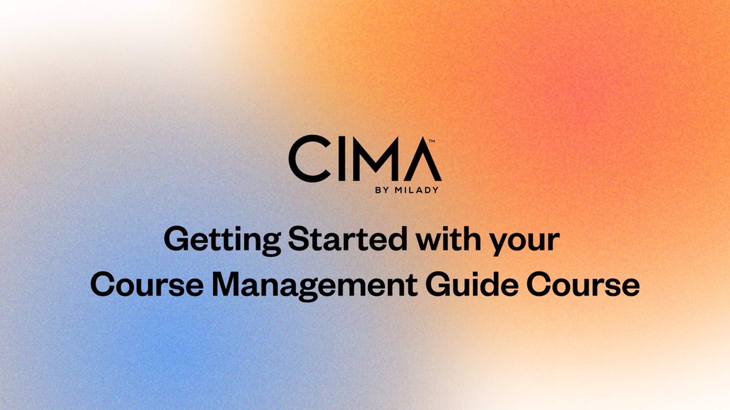 Getting Started with your Course Management Guide Course | Videos ...