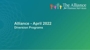 Alliance April 2022 - Diversion Programs