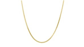 Italian 2mm 14kt Yellow Gold Popcorn-Chain Necklace