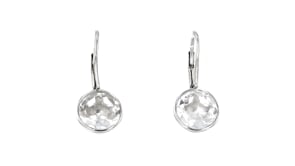 11.00 ct. t.w. Bezel-Set White Topaz Earrings in Sterling Silver
