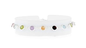 4.39 ct. t.w. Multi-Gemstone Bracelet in Sterling Silver