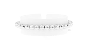 6mm Sterling Silver Bead Bolo Bracelet
