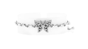 30 ct. t.w. Diamond Butterfly Bolo Bracelet in Sterling Silver
