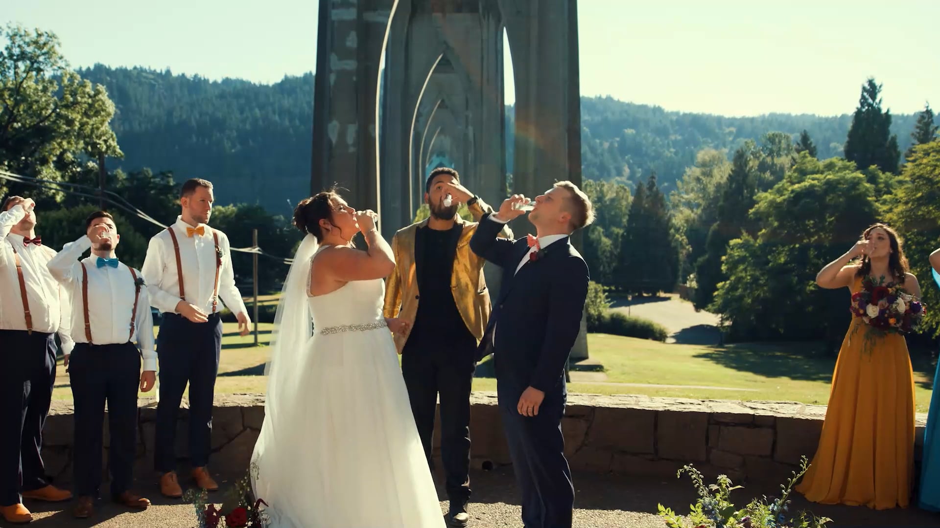 Cathedral Park + Crystal Ballroom - Elsa + Jack - Ceremony Film [8.13.22]