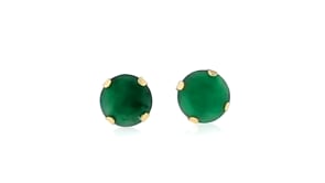 1.60 ct. t.w. Emerald Martini Stud Earrings in 14kt Yellow Gold