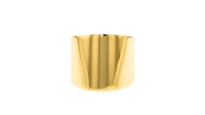 Italian 14kt Yellow Gold Wide Polished Ring