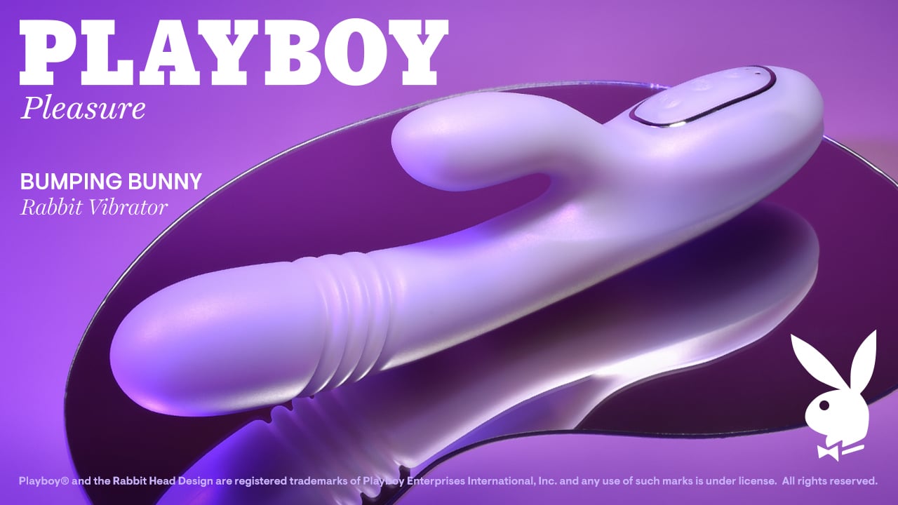 Sex Toy Trade Show Sneak Peeks - Playboy Bumping Bunny Heating Thrusting  Silicone Rabbit Vibrator