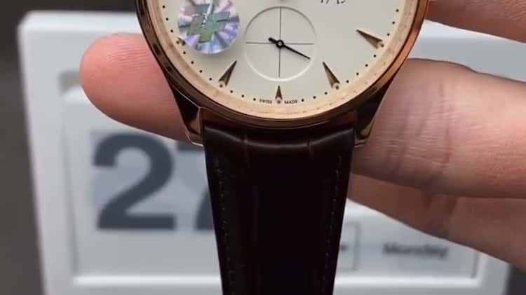 Jaeger LeCoultre Reserve De Marche Rose Gold Watch 176.2.38.S