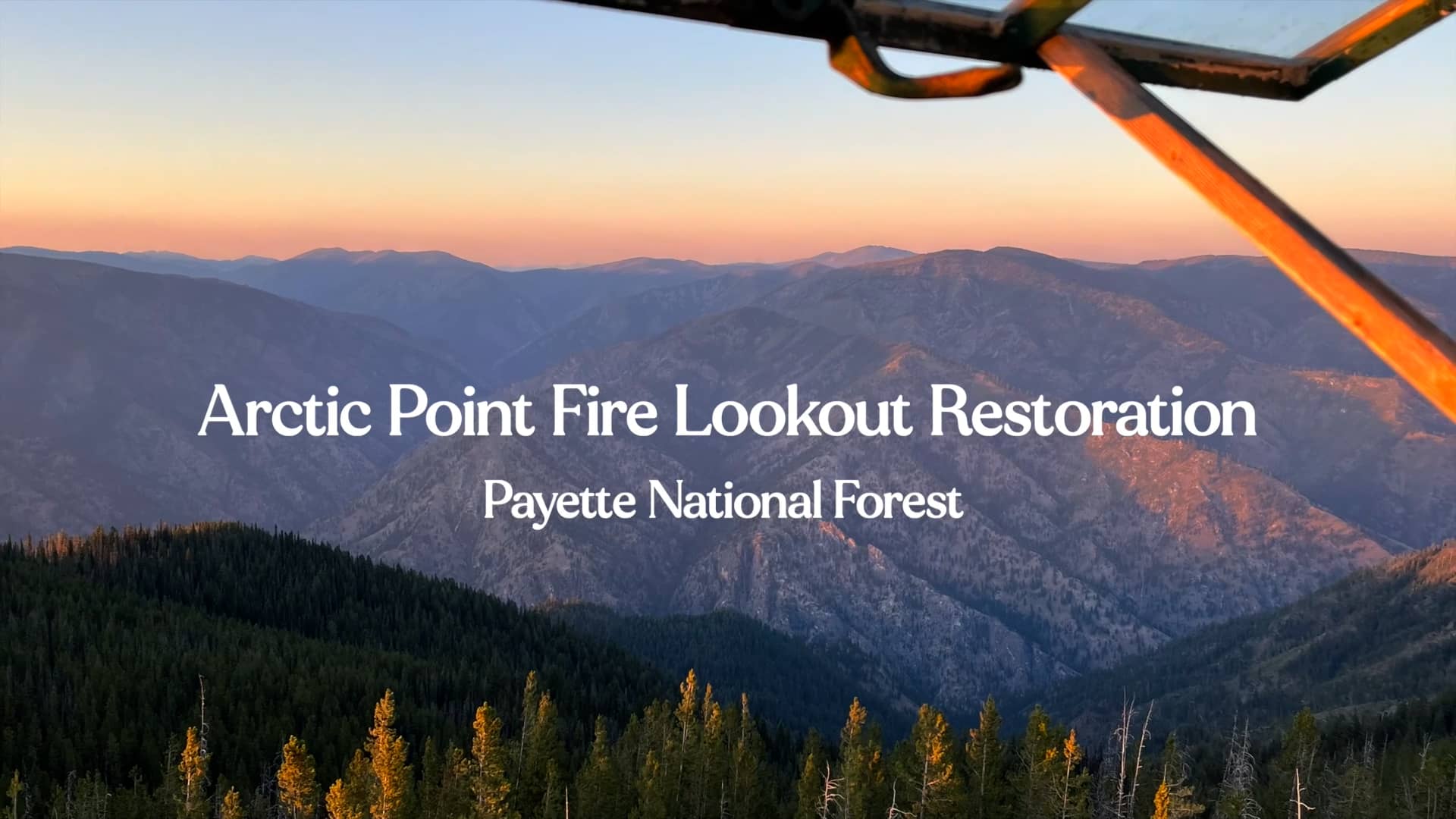 Arctic point fire lookout restoration on vimeo