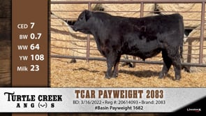 Lot #2083 - TCAR PAYWEIGHT 2083
