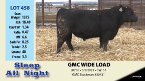Lot #458 - GMC WIDE LOAD