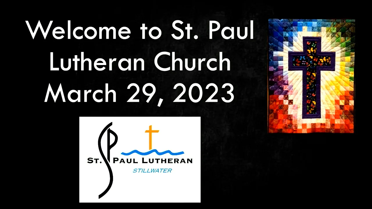St. Paul Lutheran Church Sunday Service on Vimeo