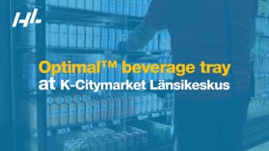 Prévia do vídeo Optimal™ beverage trays at K-Citymarket Länsikeskus