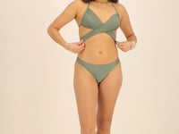 Shiny green brazilian bikini bottoms  | My Jewellery