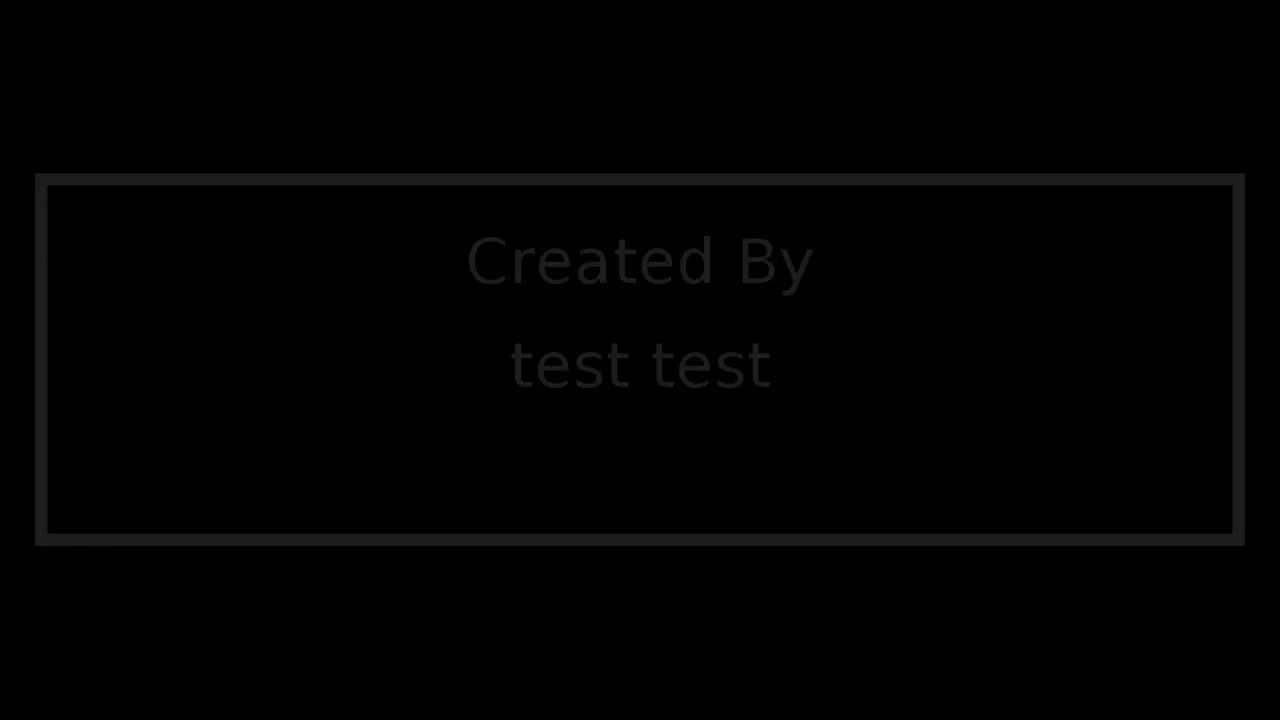 test on Vimeo
