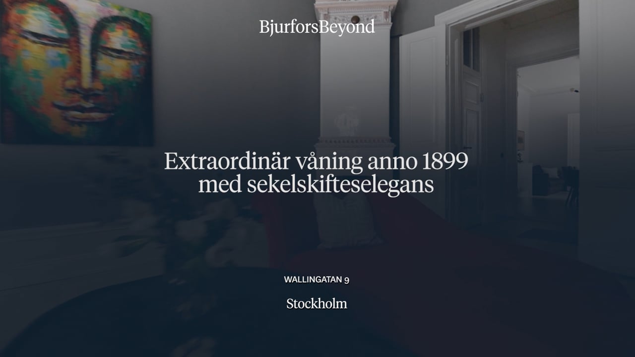4 rum Lägenhet på Wallingatan 9 Vasastan - City/Norrmalm Stockholms kommun - video