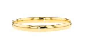 14kt Yellow Gold Polished Bangle Bracelet