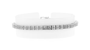 3.00 ct. t.w. Diamond Two-Row Bracelet in Sterling Silver