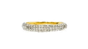 50 ct. t.w. Pave Diamond Ring in 14kt Yellow Gold