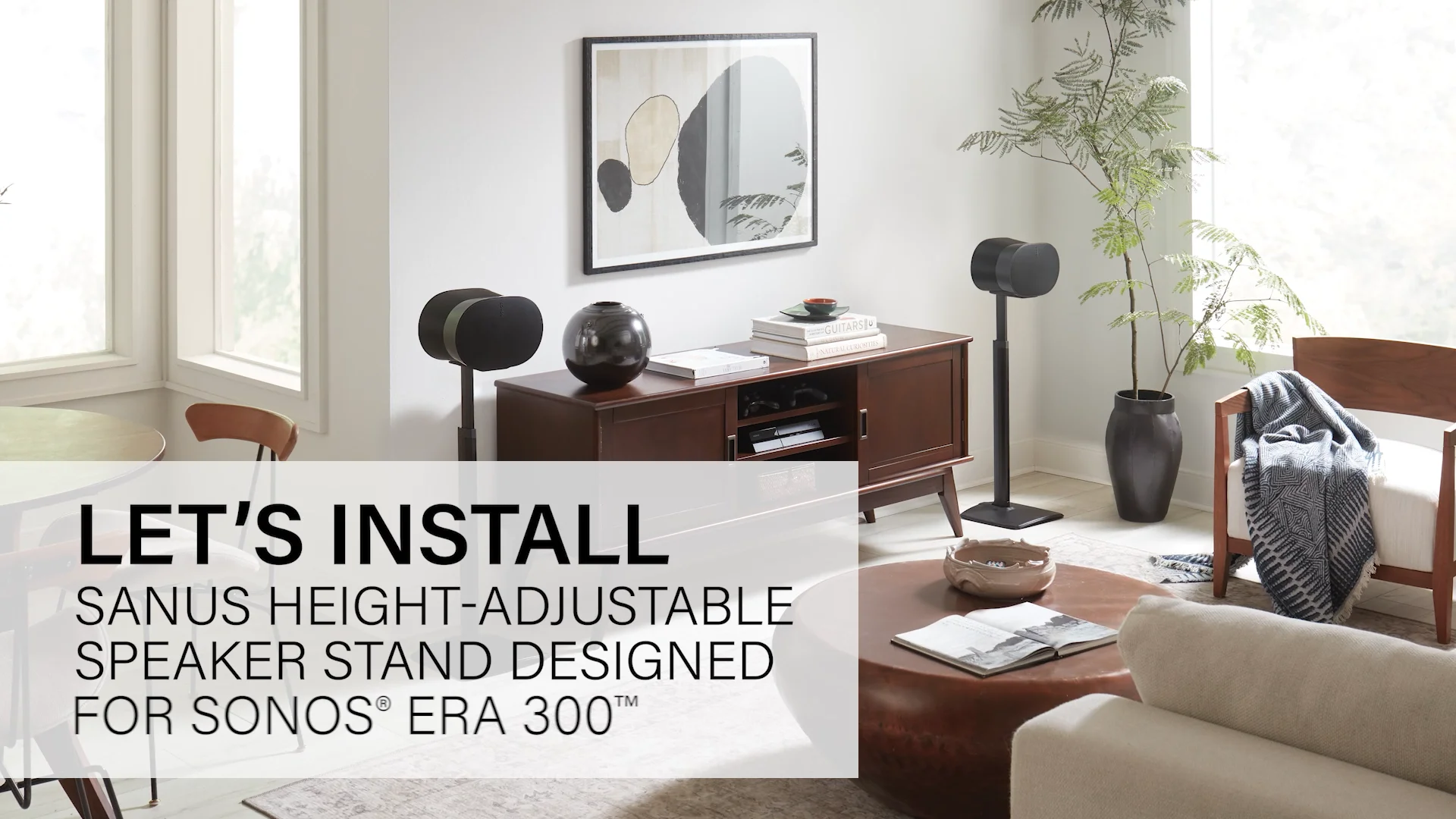 SANUS WSSE32 | Designed For Sonos | Speaker Mounts and Stands